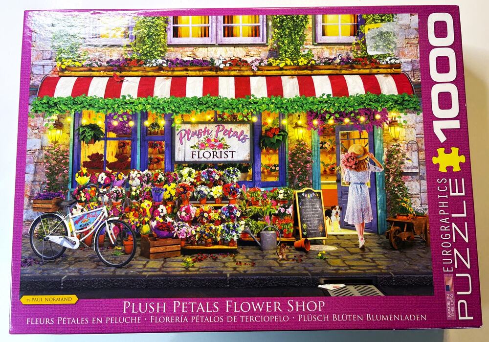 Eurographics Plush Petals Flower Shop 1000pc. Jigsaw Puzzle - vn